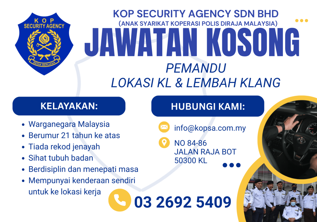 Jawatan Kosong – Driver